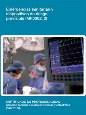 cover image of MF0362_2--Emergencias sanitarias y dispositivos de riesgo previsible